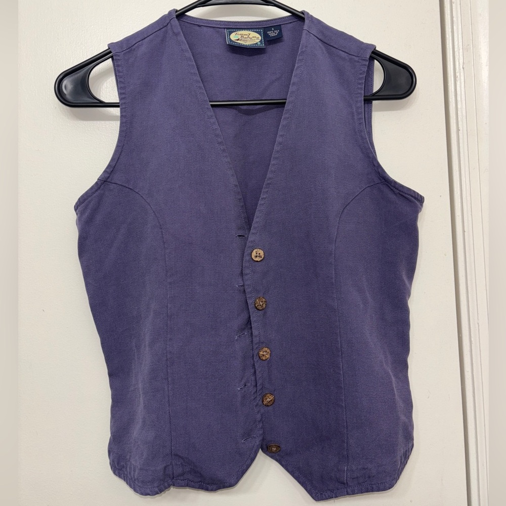 Purple Tommy Bahama Button-Up Vest